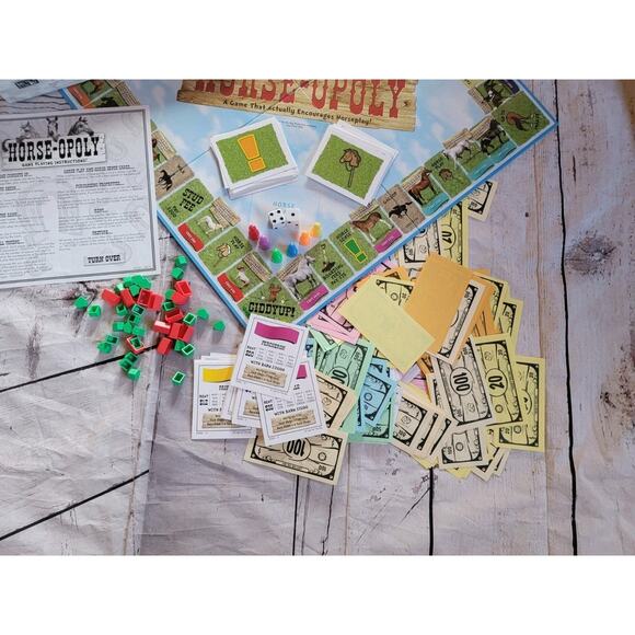 Horse-Opoly Game Monopoly Complete - Picture 3 of 6